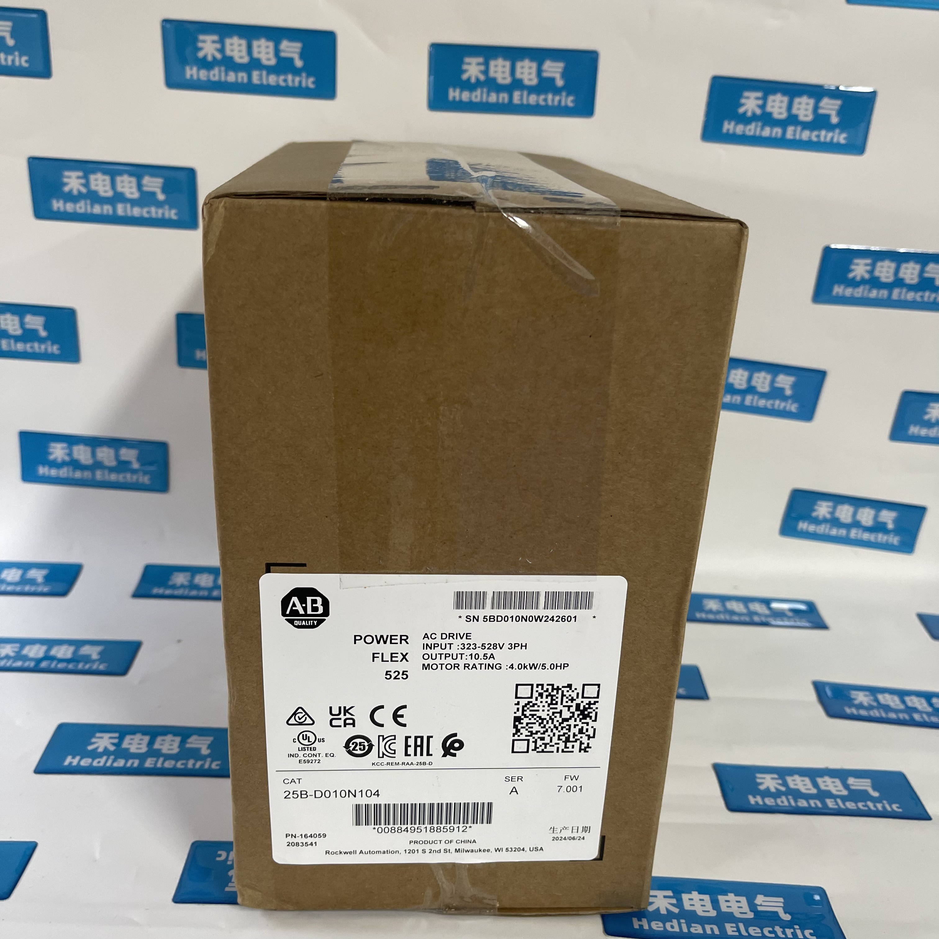 Allen-Bradley Power Flex AC Drive 25B-D010N104