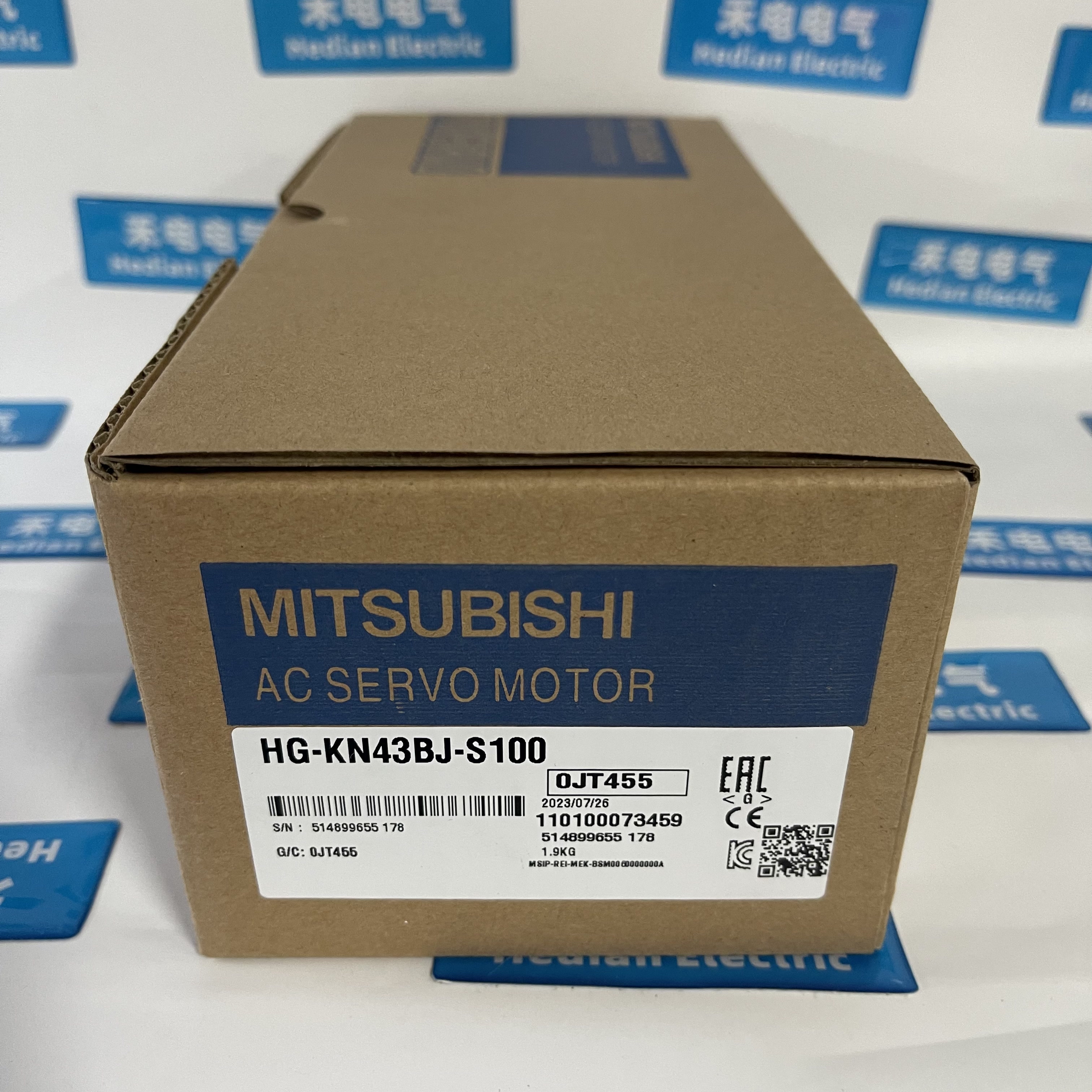 Mitsubishi AC Servo Motor HG-KN43BJ-S100