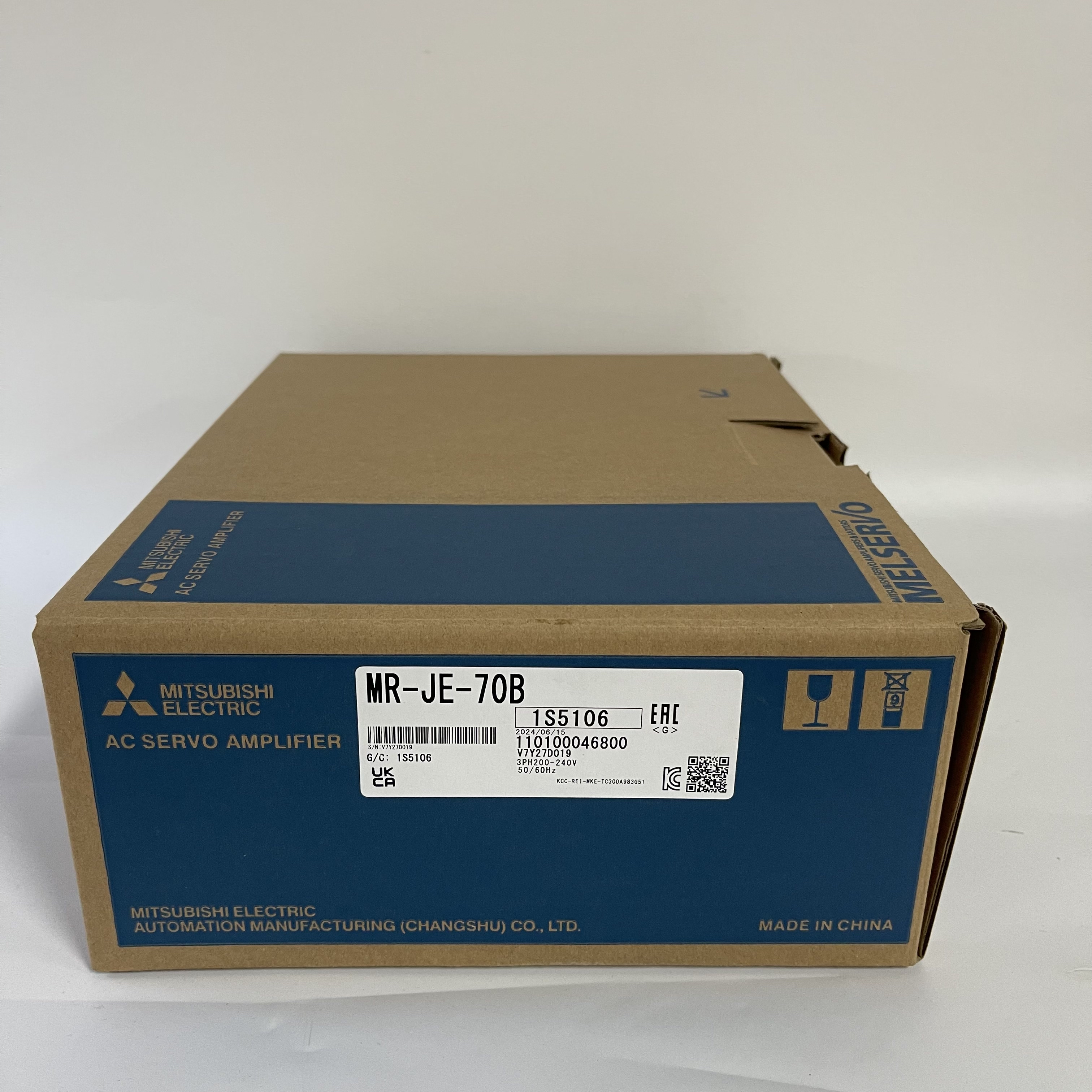 Mitsubishi AC Servo Amplifier MR-JE-70B