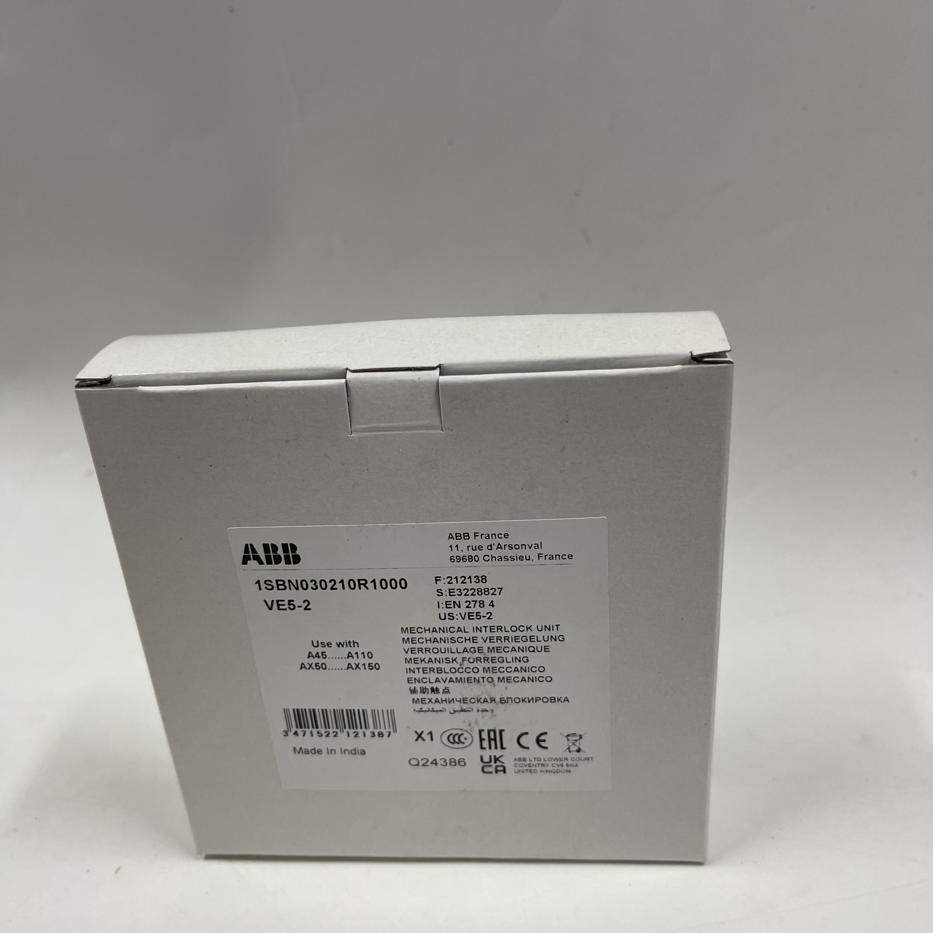 ABB Mechanical Interlock Unit 1SBN030210R1000