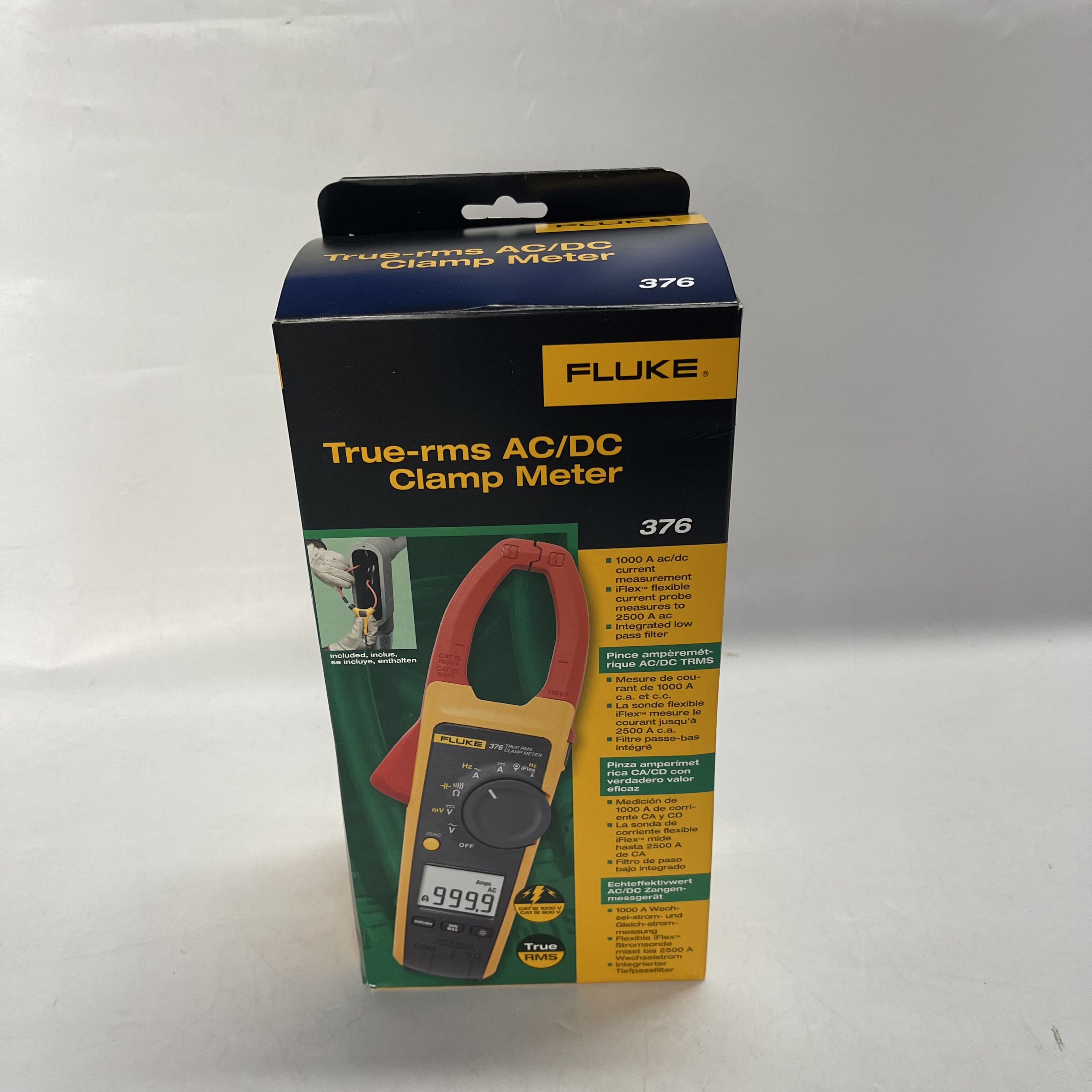 FLUKE True-rms AC/DC Clamp Meter 376
