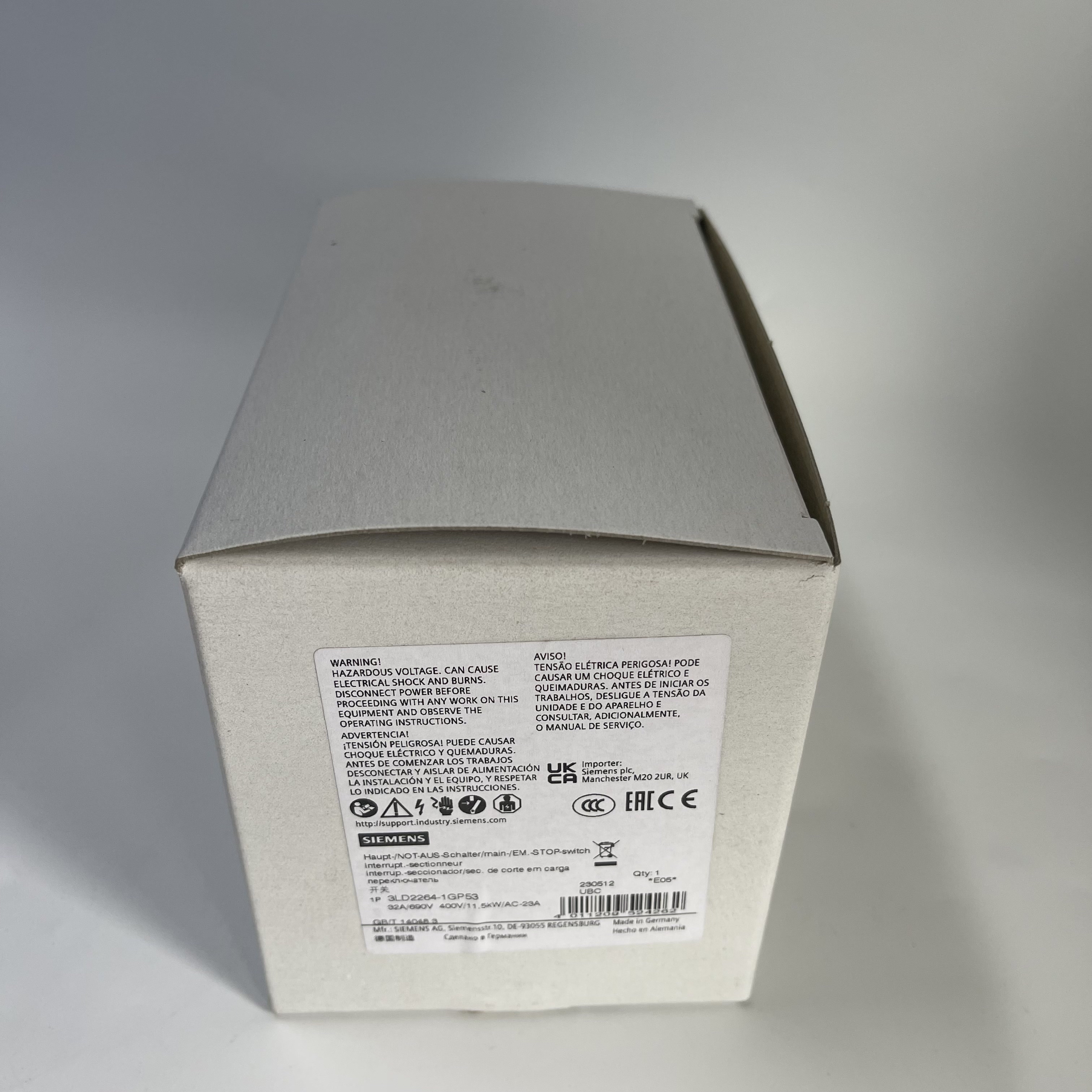 Siemens Circuit Breaker 3LD2264-1GP53