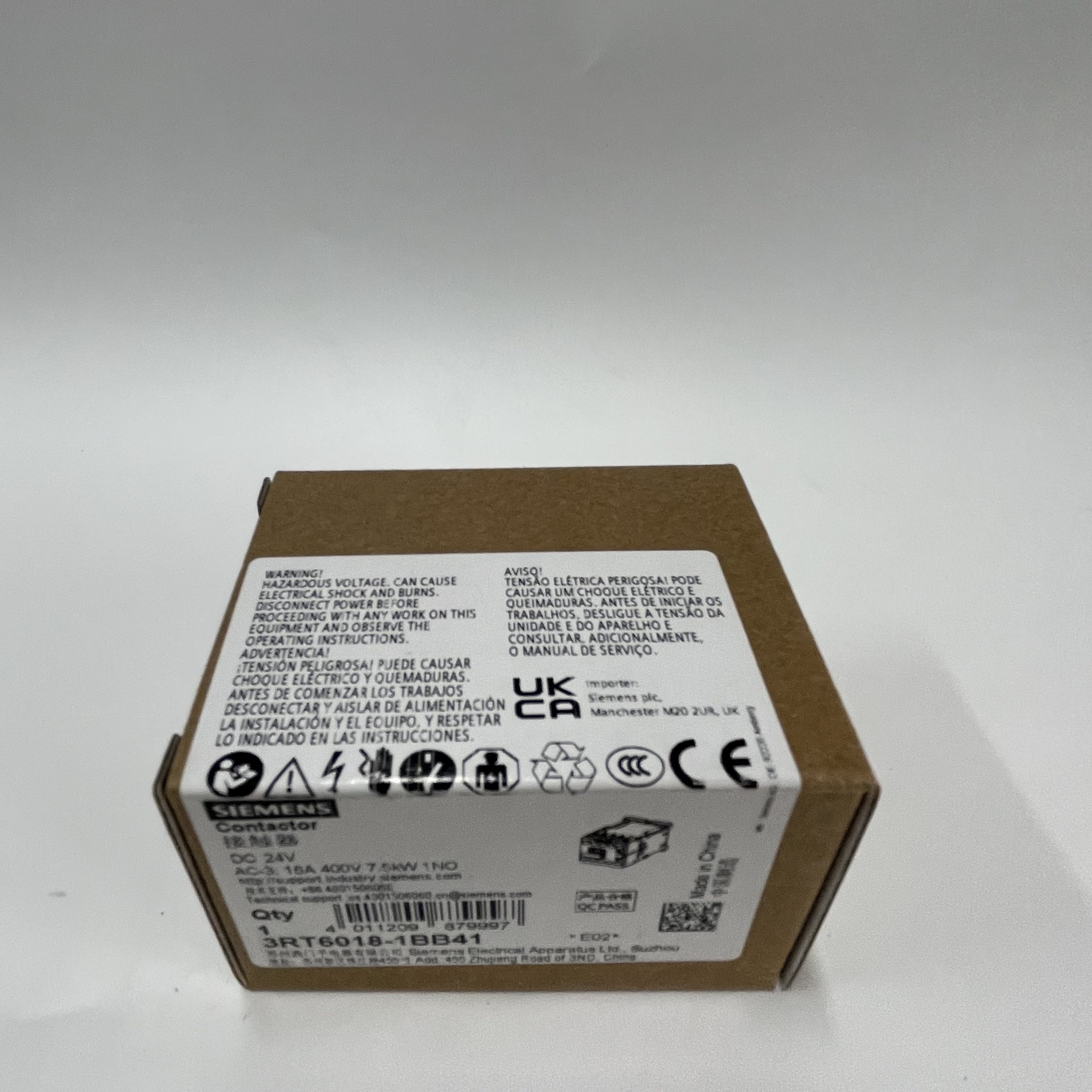 SIEMENS Contactor 3RT6018-1BB41