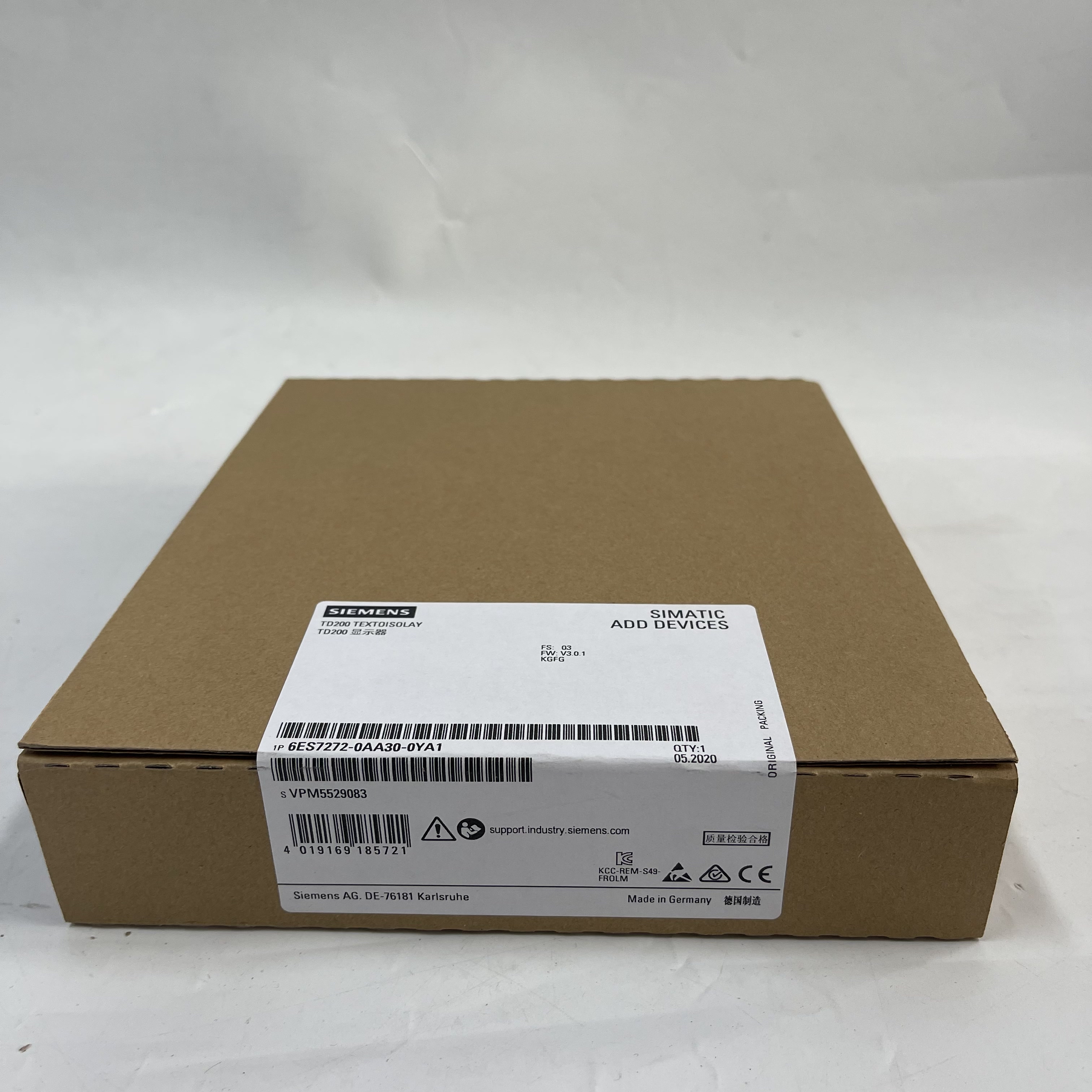 Siemens SIMATIC ADD Device (TD200 Display) 6ES7272-0AA30-0YA1