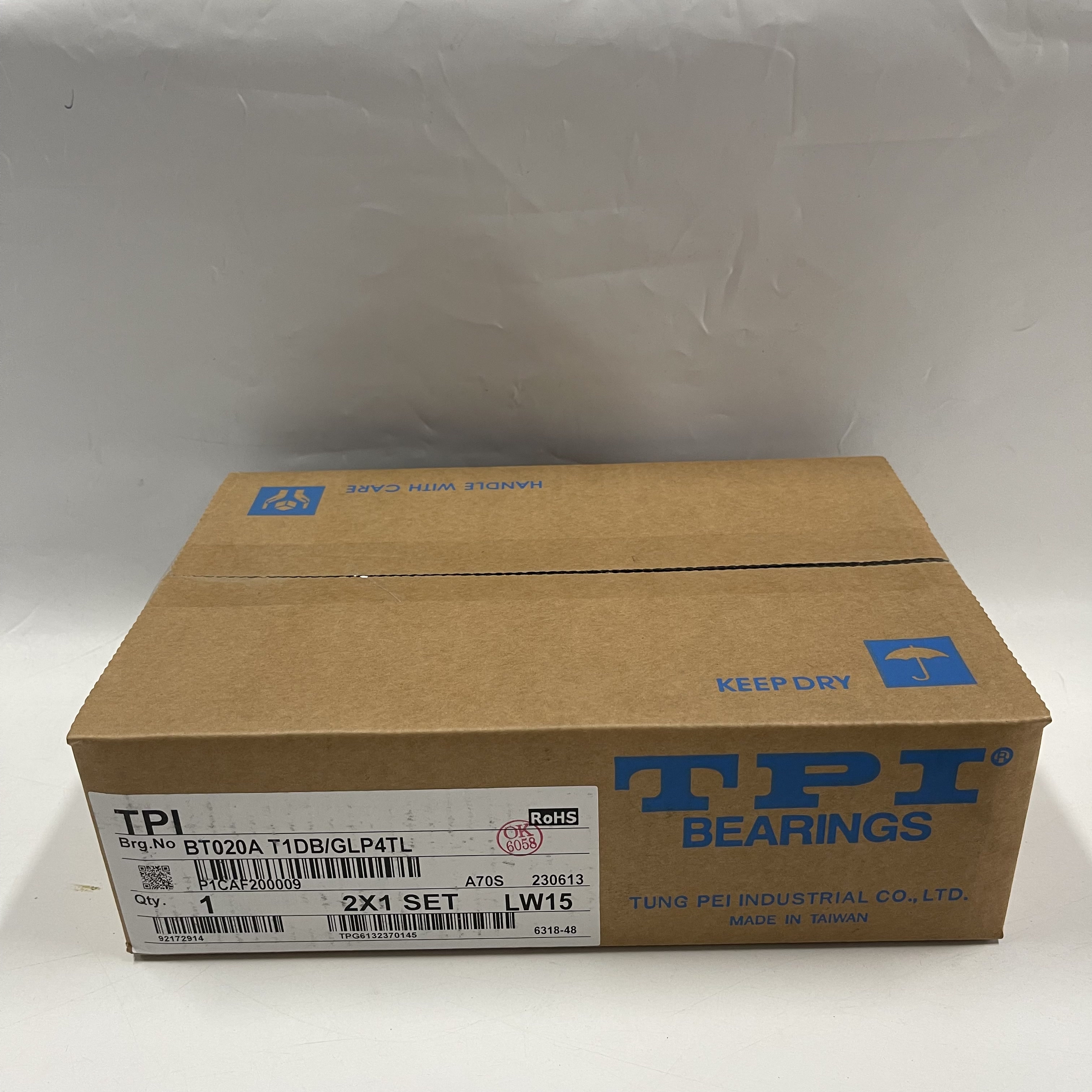 TPI Precision Bearing BT020A T1DB/GLP4TL