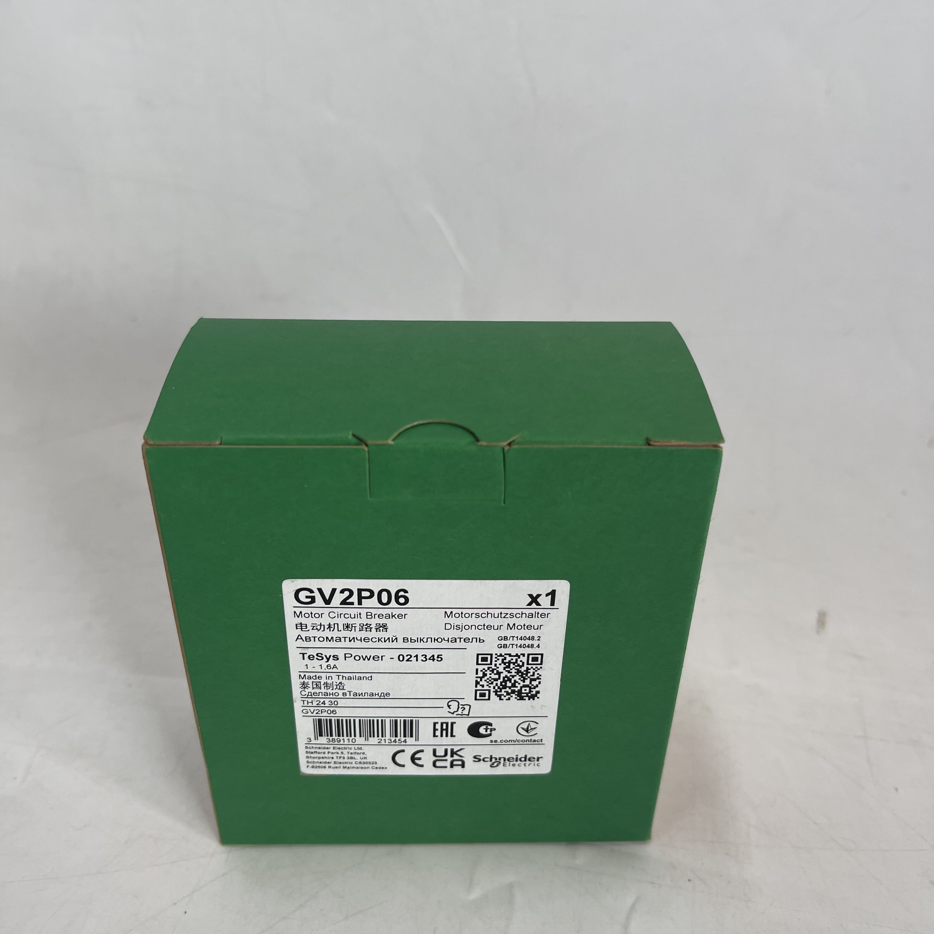 Schneider Motor Circuit Breaker GV2P06