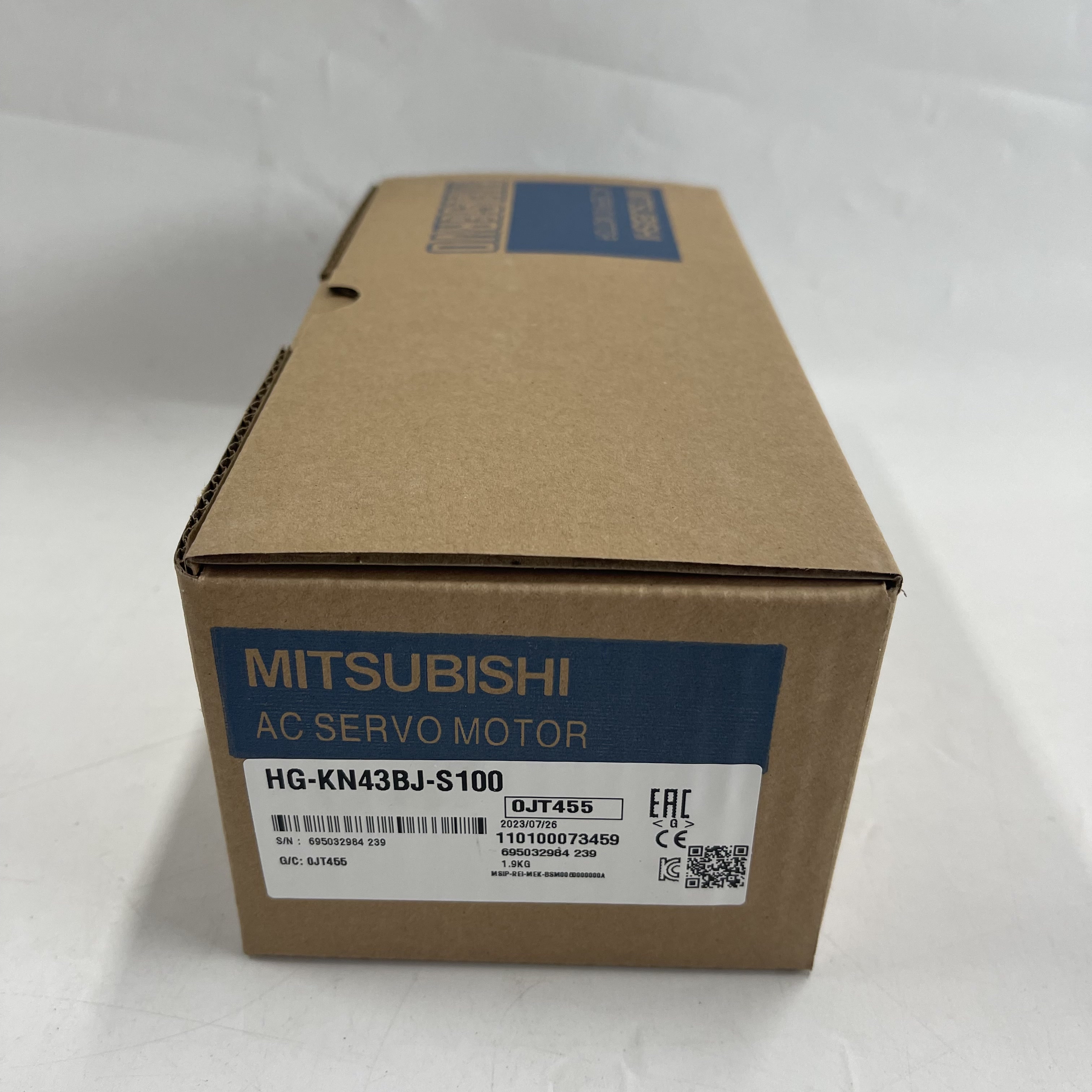 MITSUBISHI AC Servo Motor HG-KN43BJ-S100