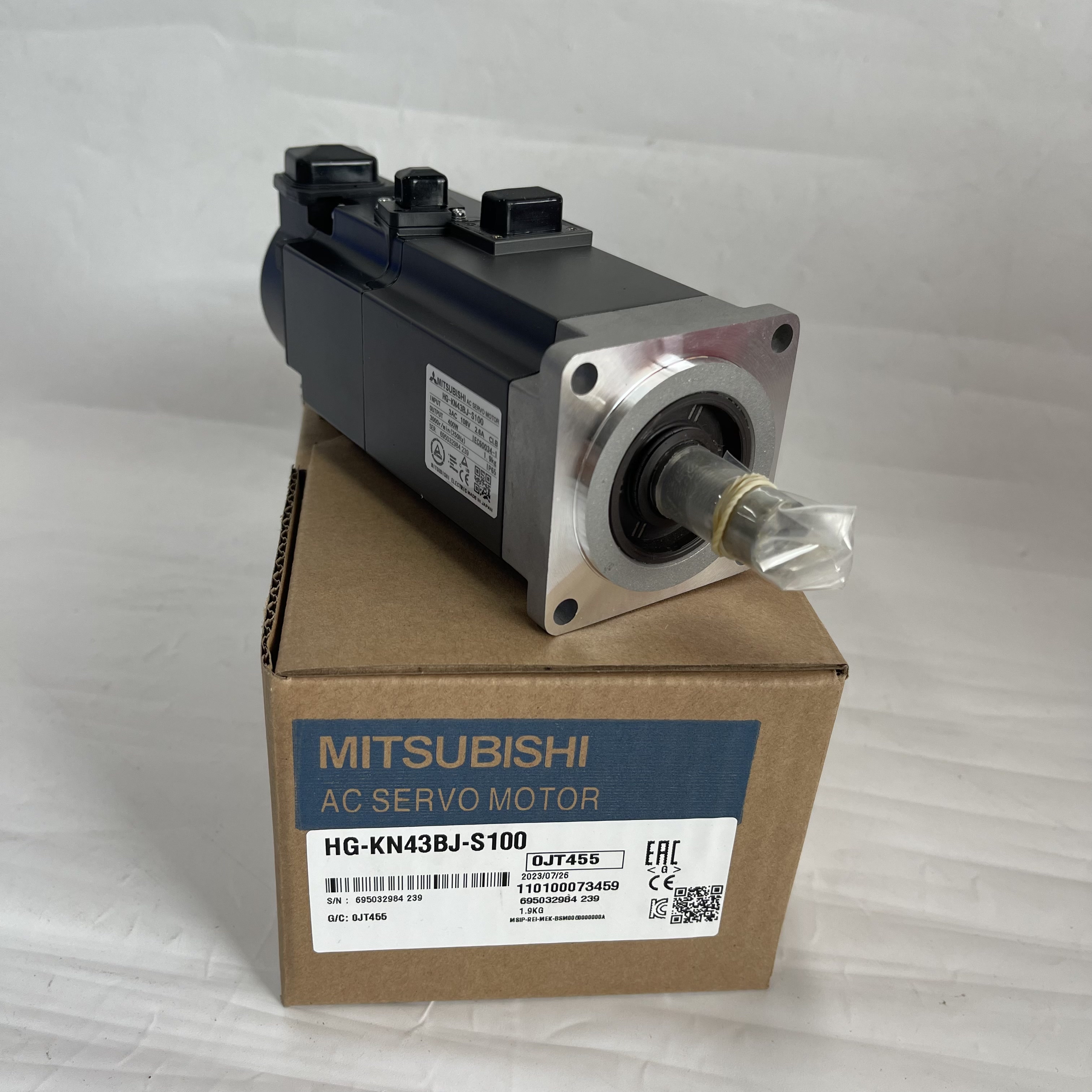 MITSUBISHI AC Servo Motor HG-KN43BJ-S100