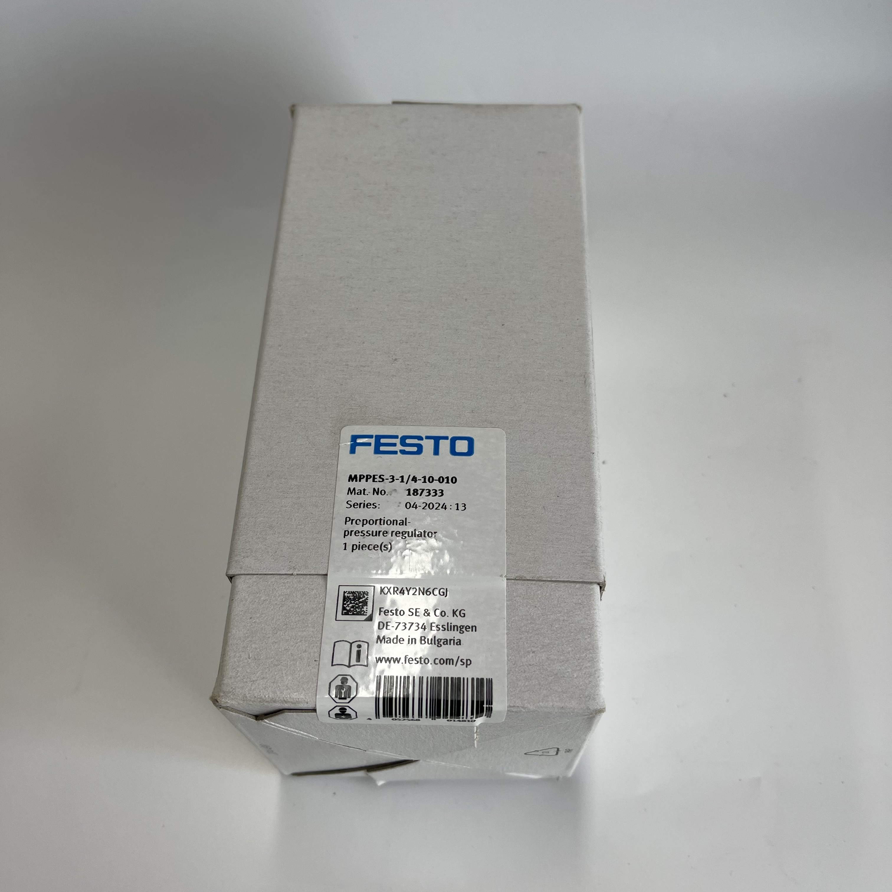FESTO Proportional Pressure Regulator MPPES-3-1/4-10-010