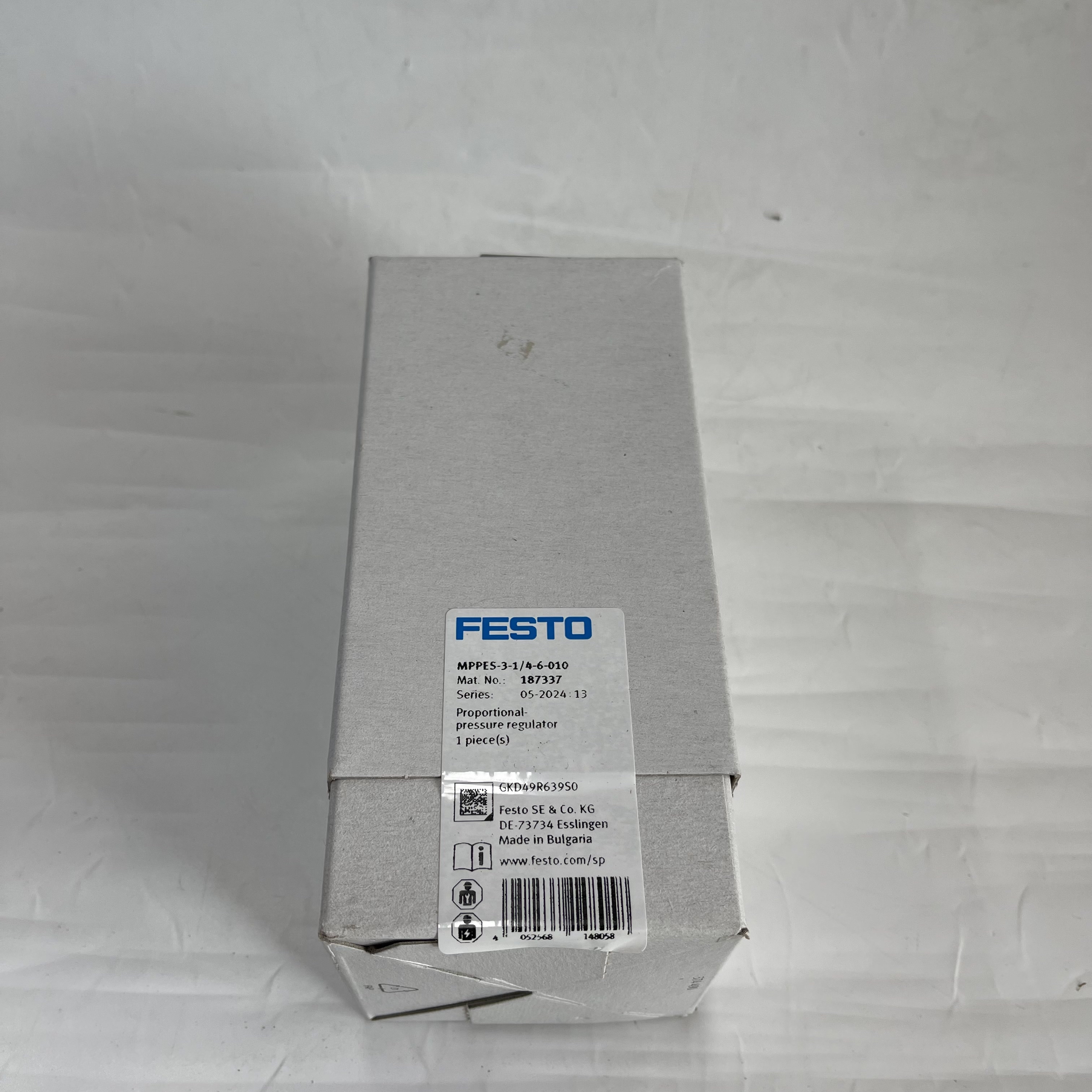 FESTO Proportional Pressure Regulator MPPES-3-1/4-6-010