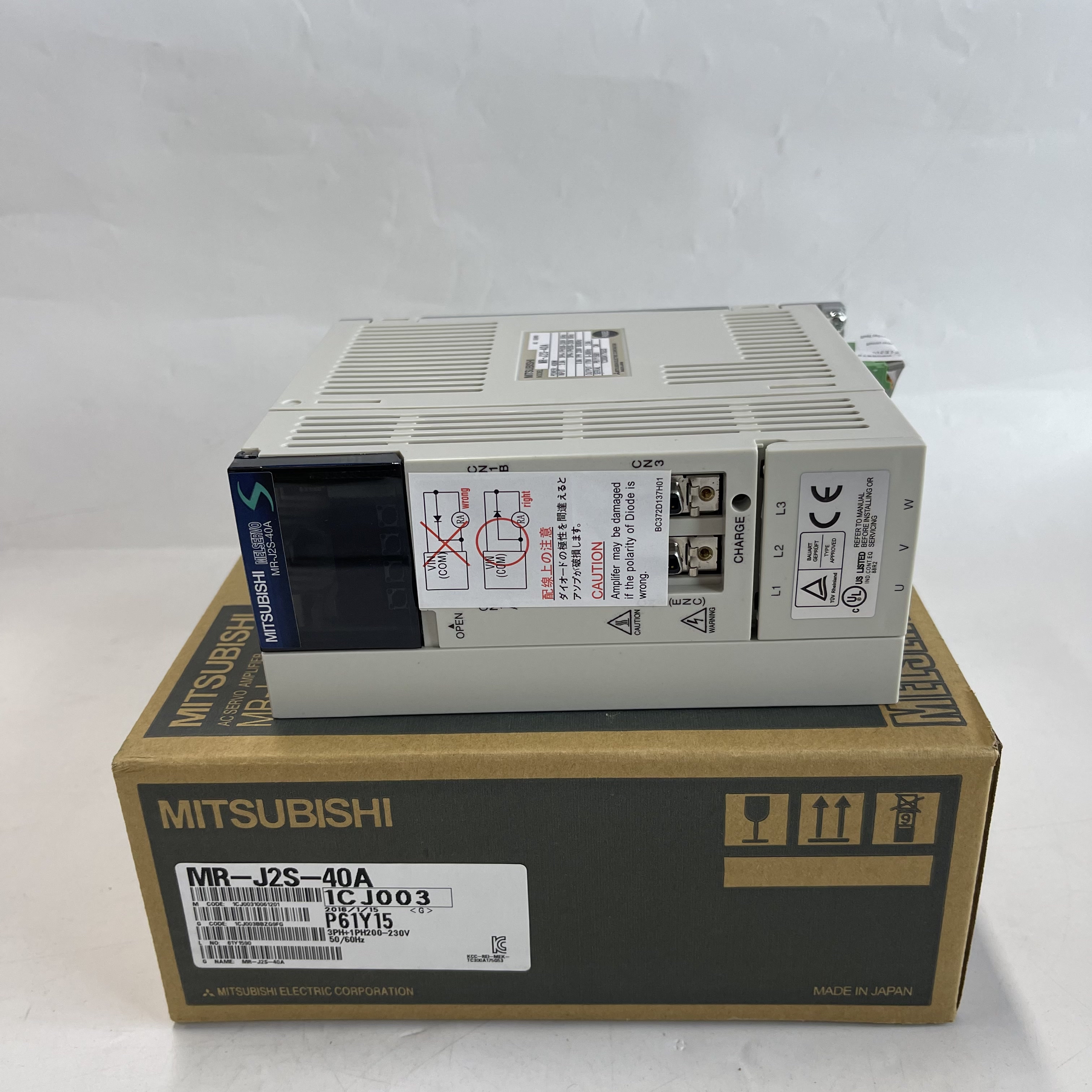 MITSUBISHI AC Servo Amplifier MR-J2S-40A