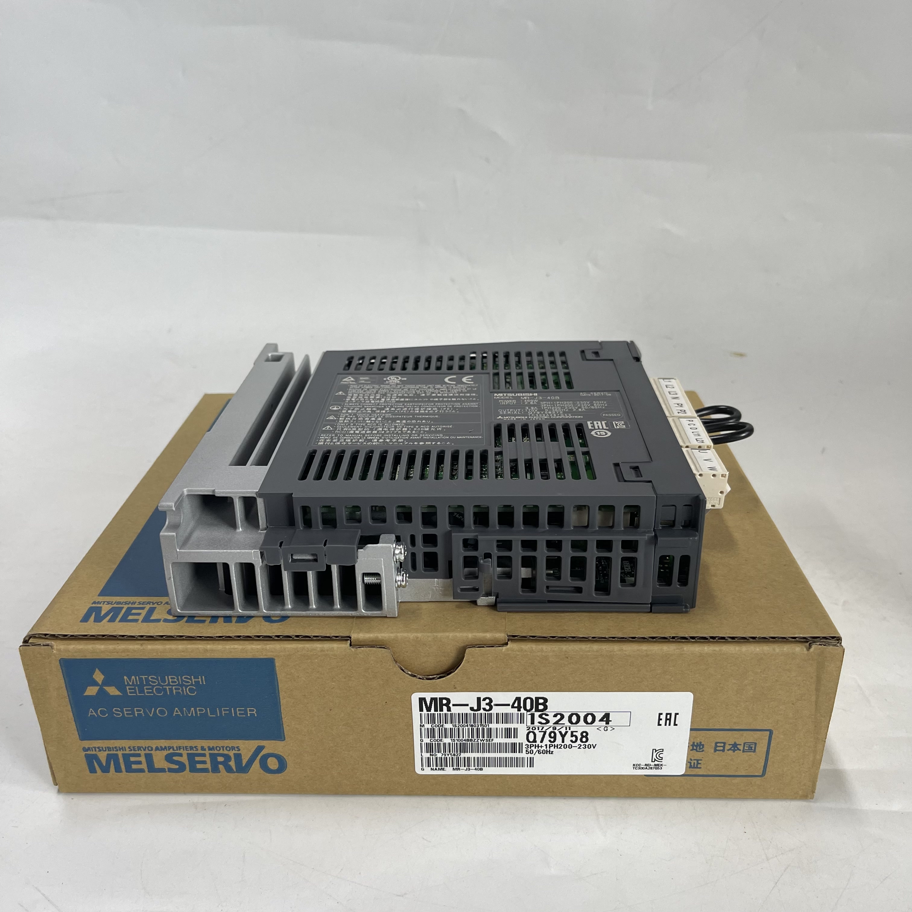 MITSUBISHI AC Servo Amplifier MR-J3-40B