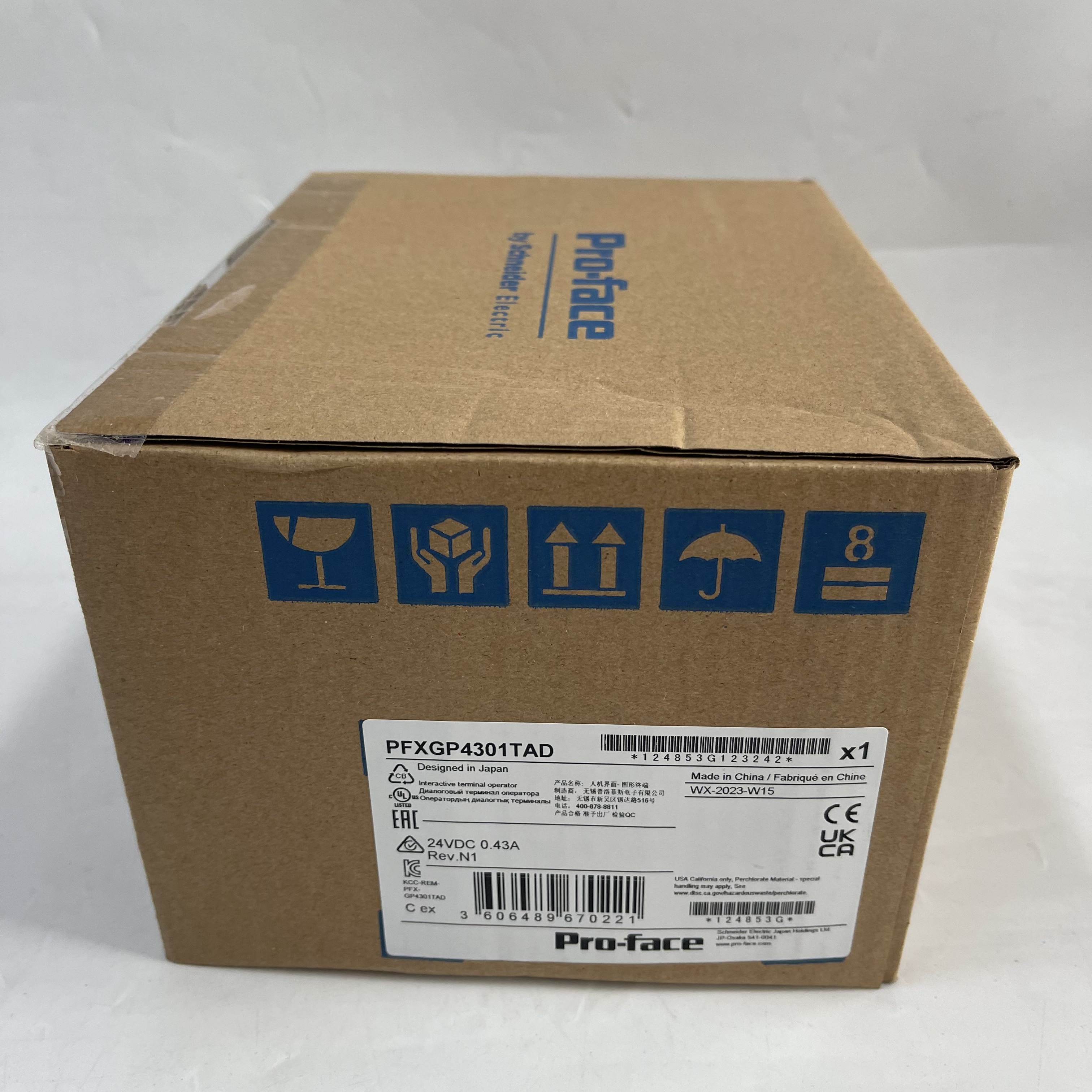 Pro-face HMI Touch Screen PFXGP4301TAD