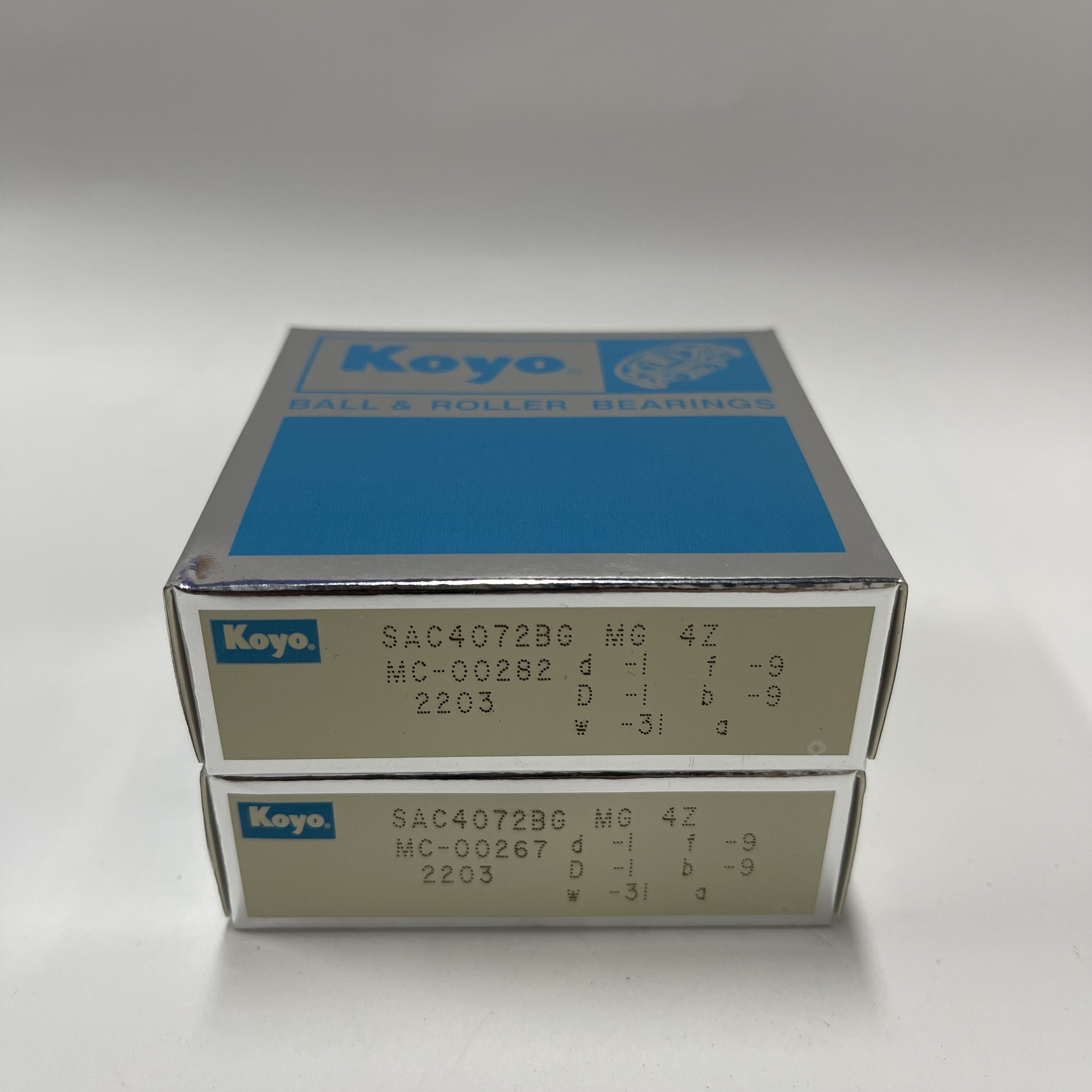 Koyo Ball Bearing SAC4072BG