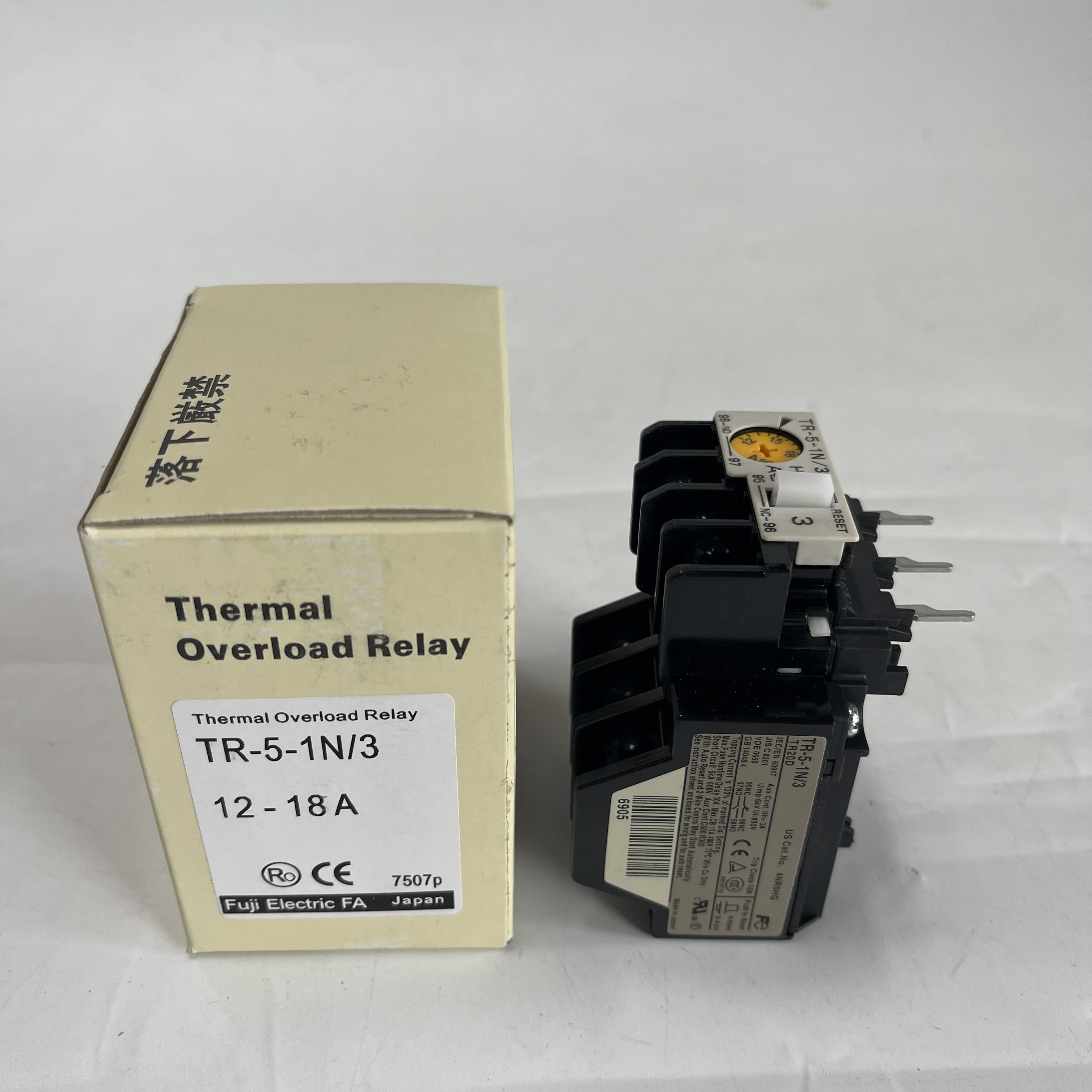 Fuji Thermal Overload Relay TR-5-1N/3